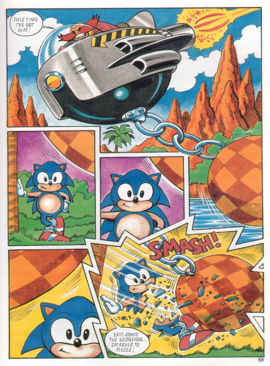Sonic the Hedgehog Yearbook 1991 Page 55